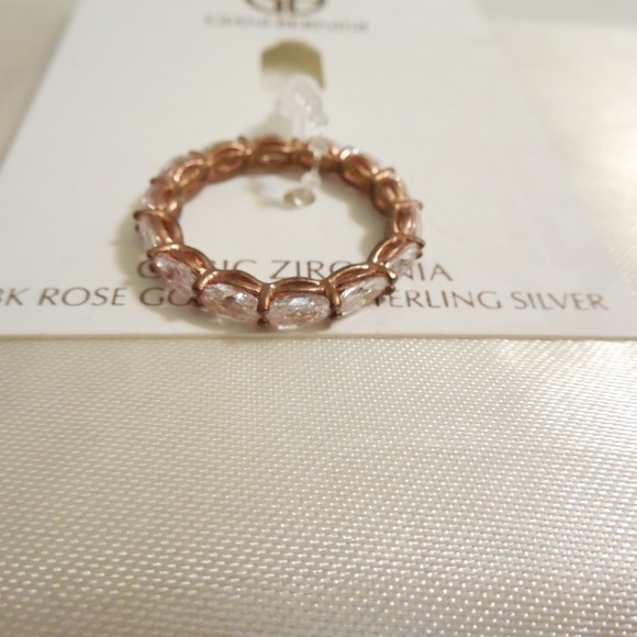 Giani Bernini !8k Rose Gold size 7 Eternity Ring - Picture 5 of 10